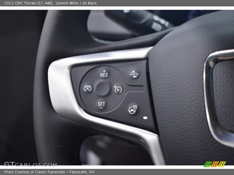 Summit White / Jet Black 2021 GMC Terrain SLT AWD