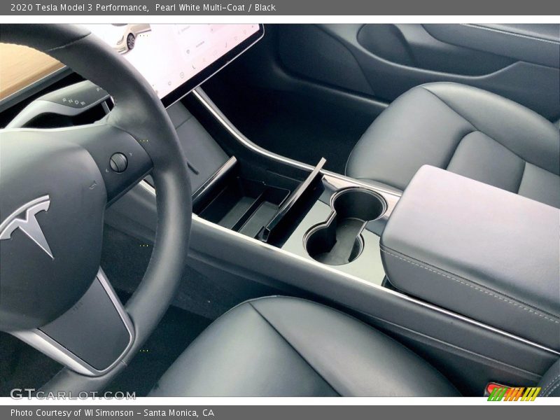 Pearl White Multi-Coat / Black 2020 Tesla Model 3 Performance