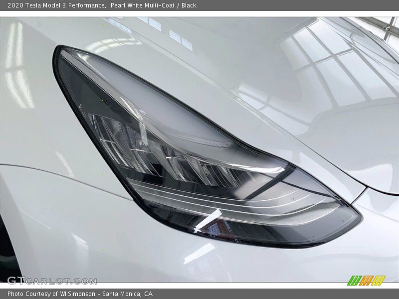 Pearl White Multi-Coat / Black 2020 Tesla Model 3 Performance