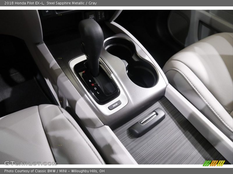 Steel Sapphire Metallic / Gray 2018 Honda Pilot EX-L