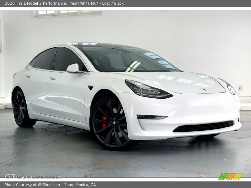  2020 Model 3 Performance Pearl White Multi-Coat