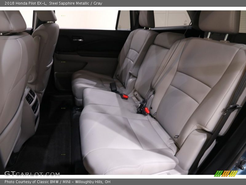 Steel Sapphire Metallic / Gray 2018 Honda Pilot EX-L