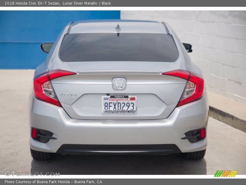 Lunar Silver Metallic / Black 2018 Honda Civic EX-T Sedan