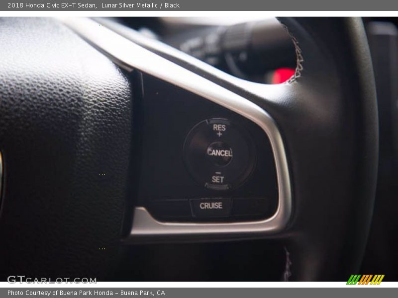 Lunar Silver Metallic / Black 2018 Honda Civic EX-T Sedan