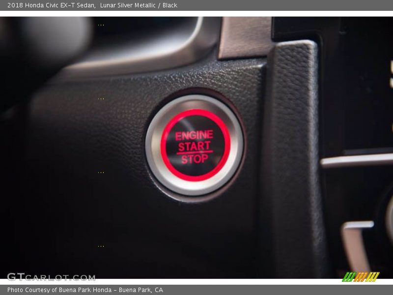 Lunar Silver Metallic / Black 2018 Honda Civic EX-T Sedan