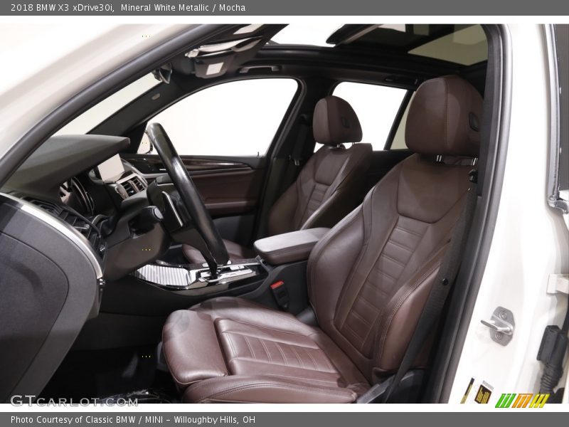  2018 X3 xDrive30i Mocha Interior