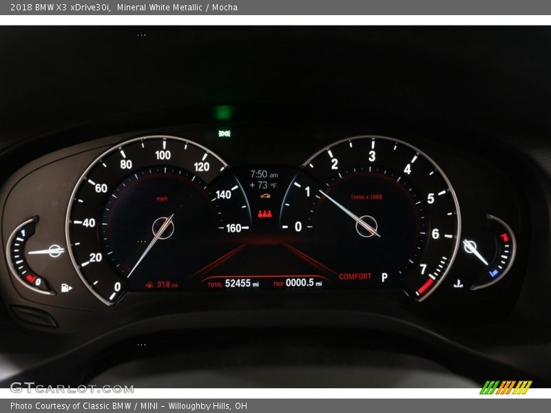  2018 X3 xDrive30i xDrive30i Gauges