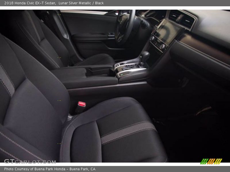 Lunar Silver Metallic / Black 2018 Honda Civic EX-T Sedan