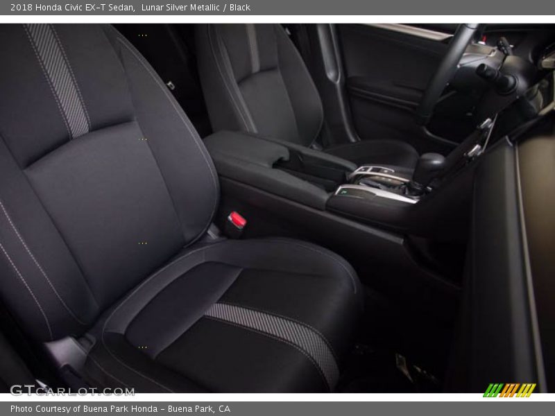 Lunar Silver Metallic / Black 2018 Honda Civic EX-T Sedan
