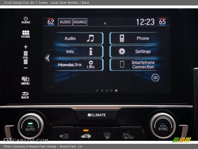 Lunar Silver Metallic / Black 2018 Honda Civic EX-T Sedan