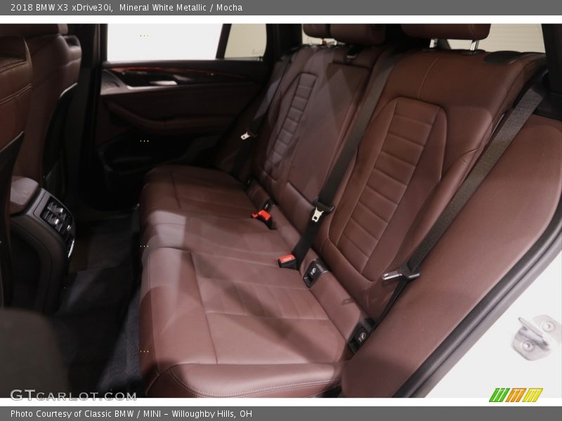 Rear Seat of 2018 X3 xDrive30i