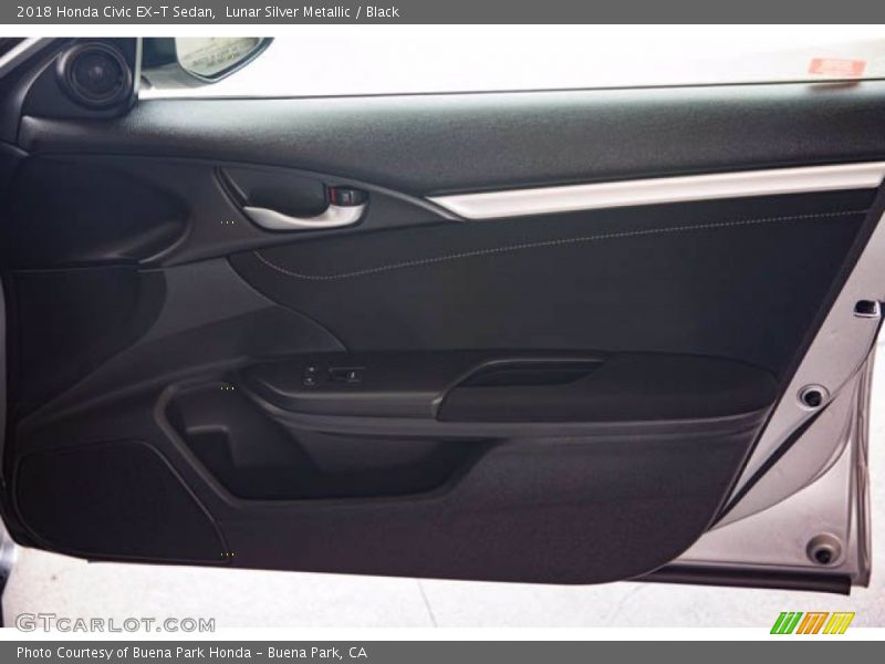 Lunar Silver Metallic / Black 2018 Honda Civic EX-T Sedan