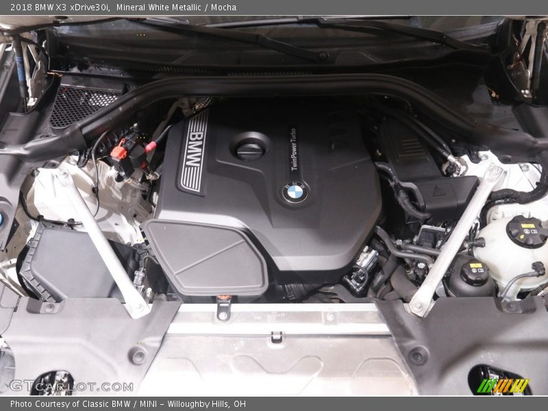 Mineral White Metallic / Mocha 2018 BMW X3 xDrive30i
