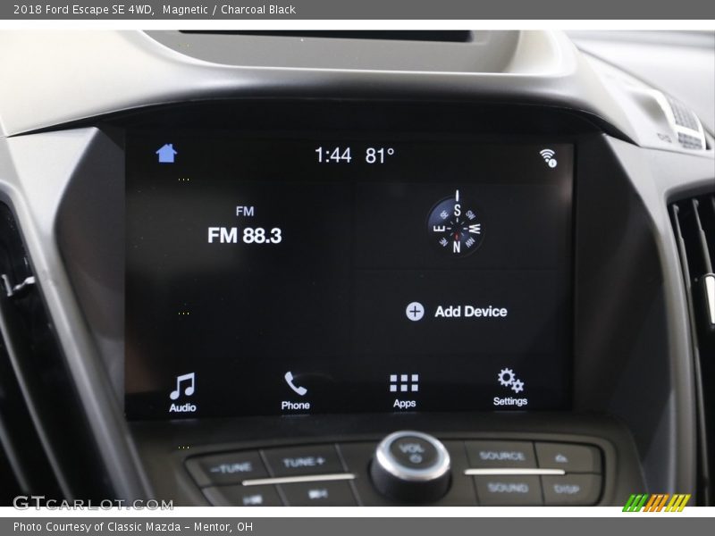 Magnetic / Charcoal Black 2018 Ford Escape SE 4WD