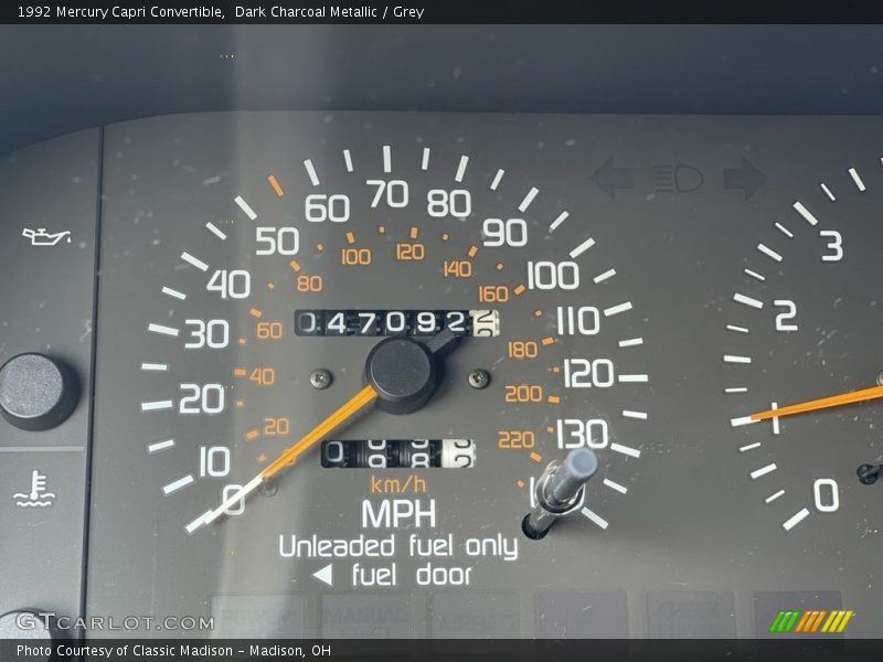  1992 Capri Convertible Convertible Gauges