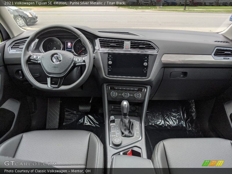 Dashboard of 2021 Tiguan SE 4Motion