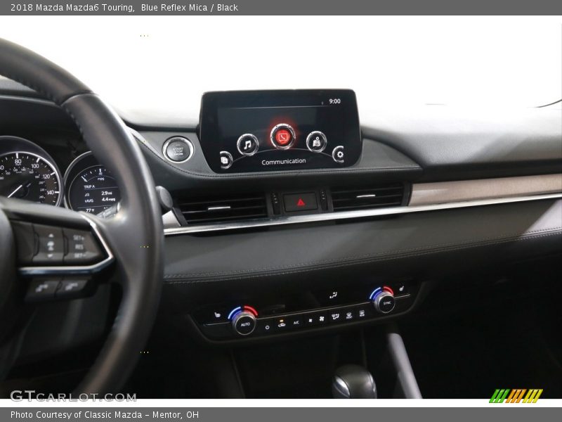 Blue Reflex Mica / Black 2018 Mazda Mazda6 Touring
