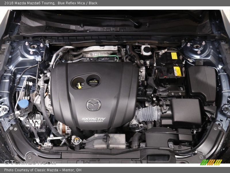 Blue Reflex Mica / Black 2018 Mazda Mazda6 Touring
