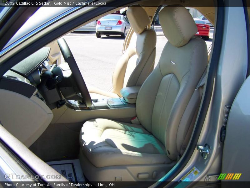 Gold Mist / Cashmere/Cocoa 2009 Cadillac CTS Sedan