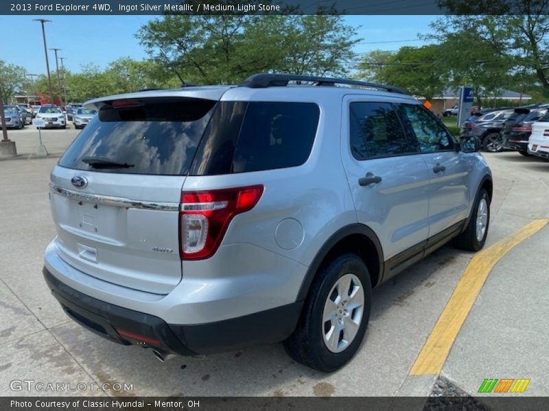 Ingot Silver Metallic / Medium Light Stone 2013 Ford Explorer 4WD