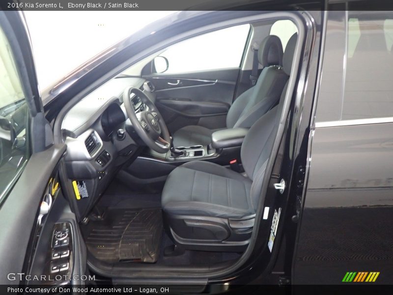 Ebony Black / Satin Black 2016 Kia Sorento L
