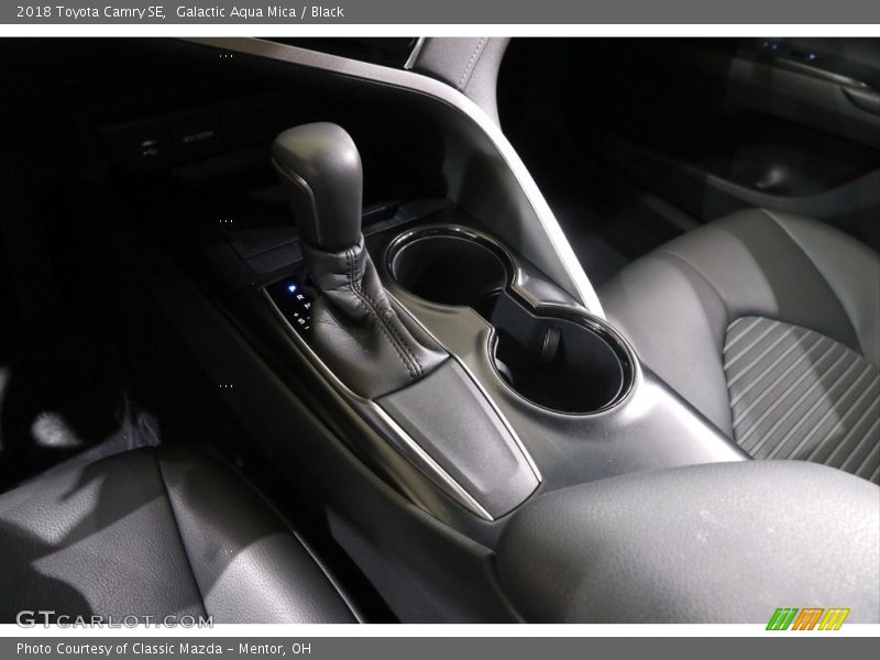 Galactic Aqua Mica / Black 2018 Toyota Camry SE