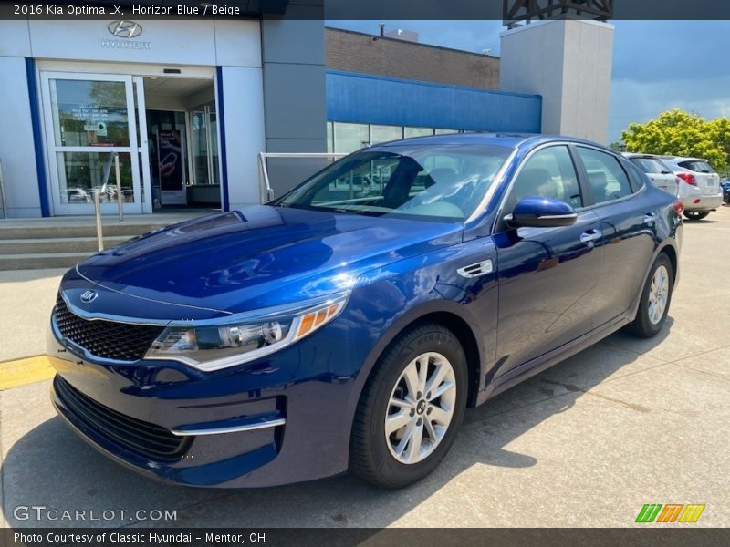 Horizon Blue / Beige 2016 Kia Optima LX