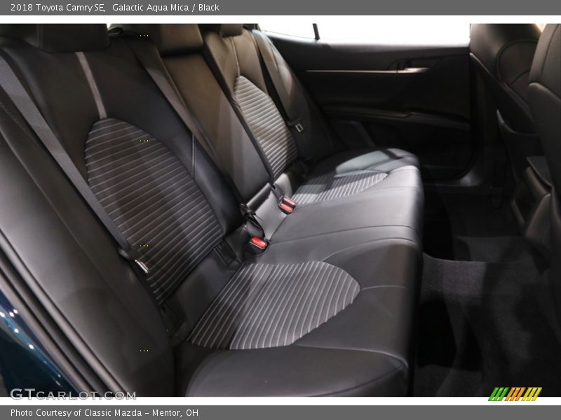 Galactic Aqua Mica / Black 2018 Toyota Camry SE