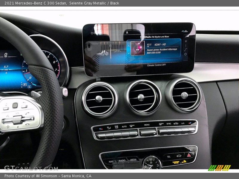 Selenite Gray Metallic / Black 2021 Mercedes-Benz C 300 Sedan