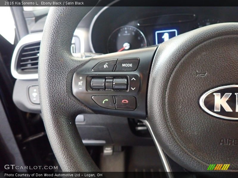 Ebony Black / Satin Black 2016 Kia Sorento L