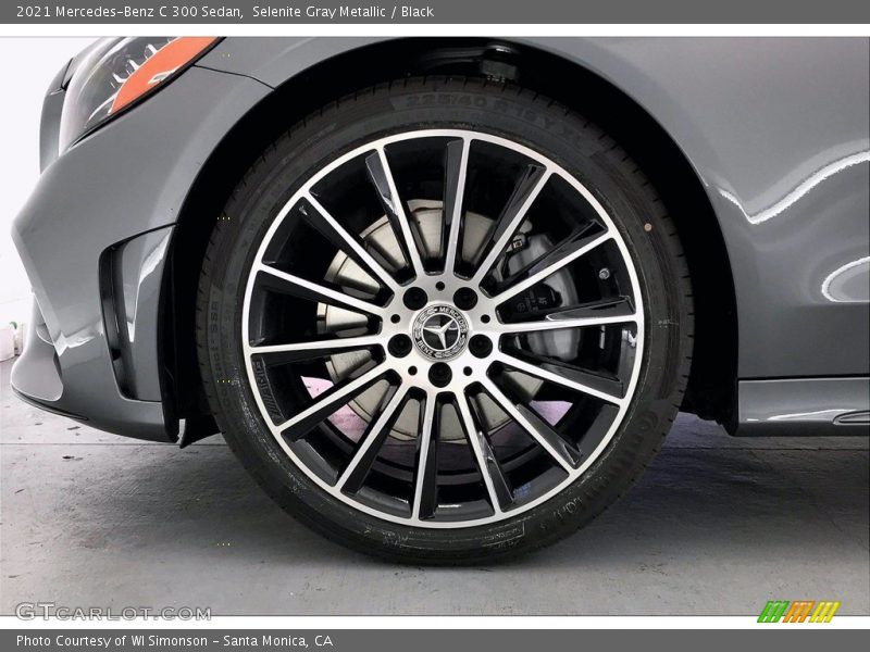 Selenite Gray Metallic / Black 2021 Mercedes-Benz C 300 Sedan