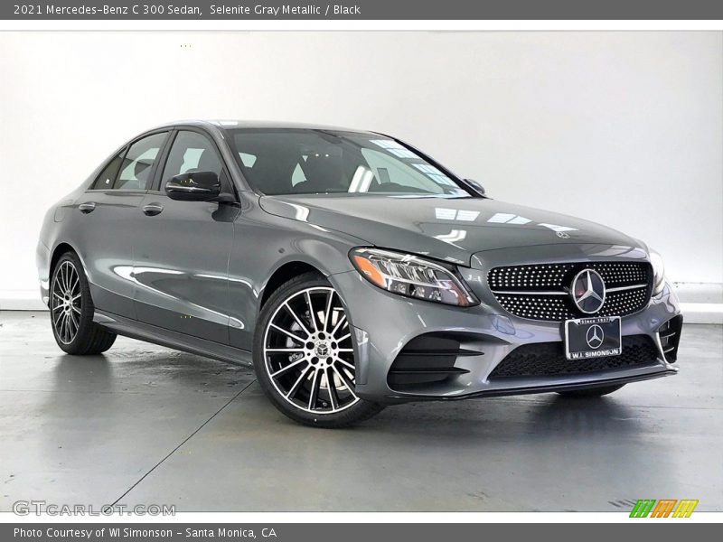 Selenite Gray Metallic / Black 2021 Mercedes-Benz C 300 Sedan