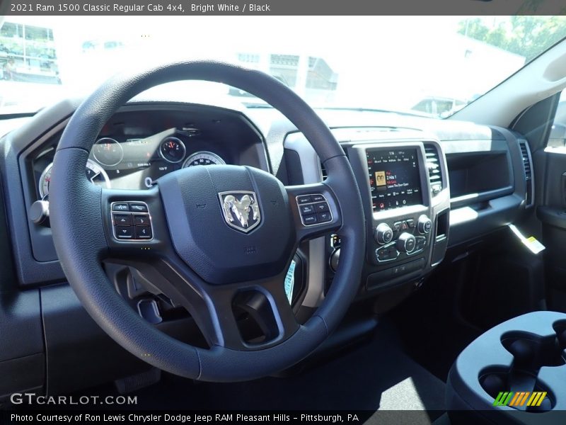 Bright White / Black 2021 Ram 1500 Classic Regular Cab 4x4