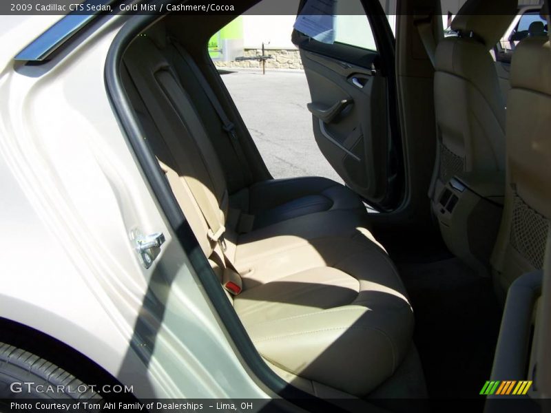 Gold Mist / Cashmere/Cocoa 2009 Cadillac CTS Sedan