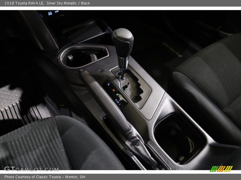 Silver Sky Metallic / Black 2018 Toyota RAV4 LE