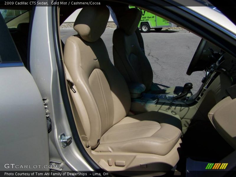 Gold Mist / Cashmere/Cocoa 2009 Cadillac CTS Sedan