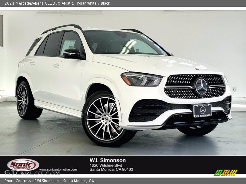 Polar White / Black 2021 Mercedes-Benz GLE 350 4Matic