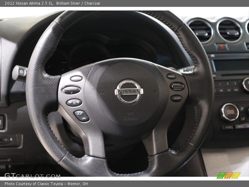 Brilliant Silver / Charcoal 2012 Nissan Altima 2.5 SL
