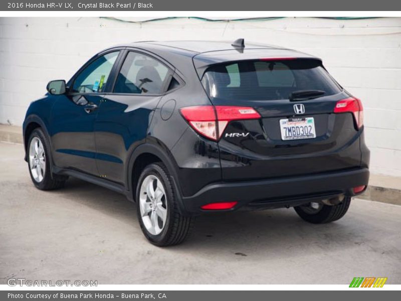Crystal Black Pearl / Black 2016 Honda HR-V LX