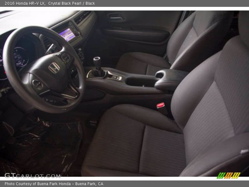 Crystal Black Pearl / Black 2016 Honda HR-V LX
