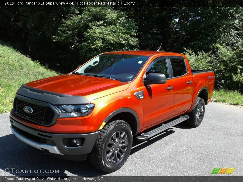Hot Pepper Red Metallic / Ebony 2019 Ford Ranger XLT SuperCrew 4x4