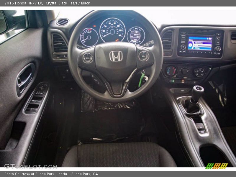 Crystal Black Pearl / Black 2016 Honda HR-V LX