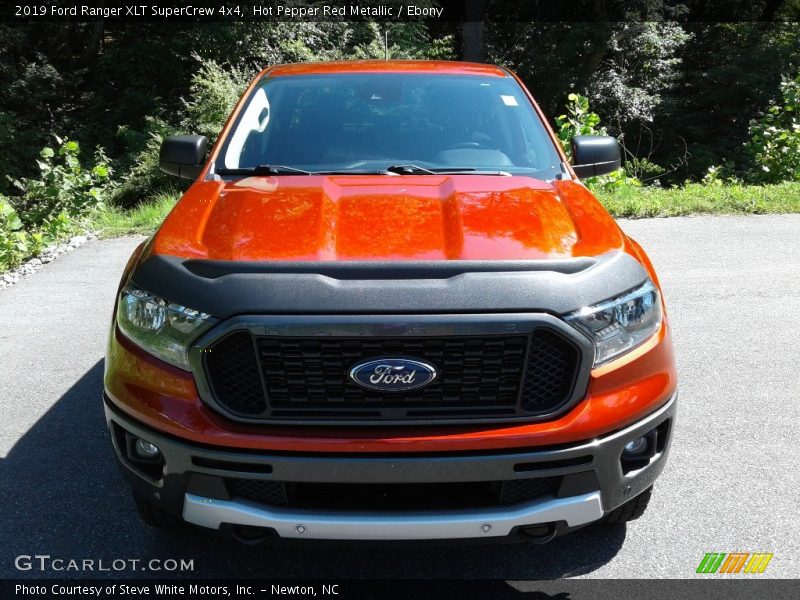 Hot Pepper Red Metallic / Ebony 2019 Ford Ranger XLT SuperCrew 4x4