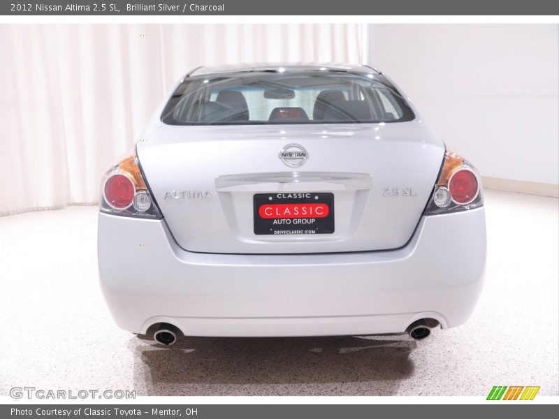 Brilliant Silver / Charcoal 2012 Nissan Altima 2.5 SL