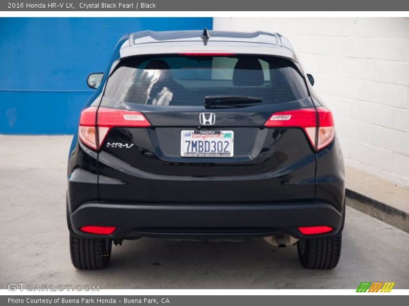 Crystal Black Pearl / Black 2016 Honda HR-V LX