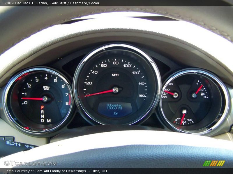 Gold Mist / Cashmere/Cocoa 2009 Cadillac CTS Sedan