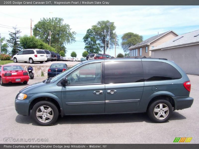 Magnesium Pearl / Medium Slate Gray 2005 Dodge Grand Caravan SXT