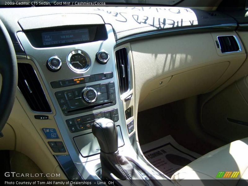 Gold Mist / Cashmere/Cocoa 2009 Cadillac CTS Sedan