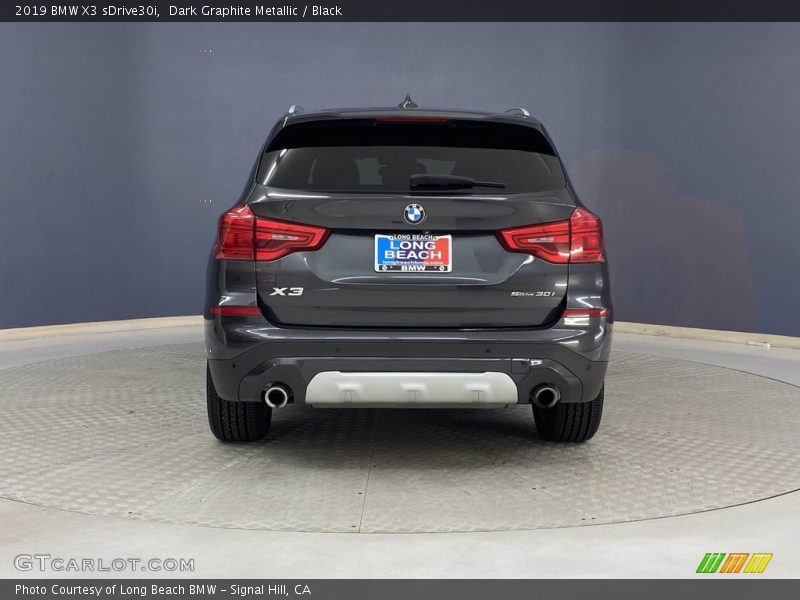 Dark Graphite Metallic / Black 2019 BMW X3 sDrive30i
