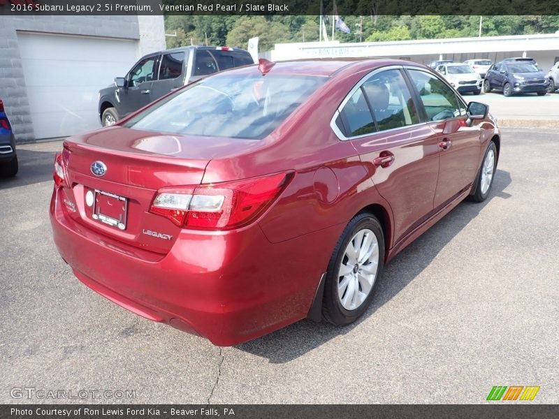 Venetian Red Pearl / Slate Black 2016 Subaru Legacy 2.5i Premium